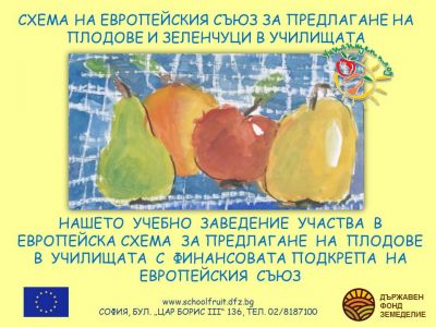 Схема Училищен плод, Схема Училищно мляко 1